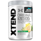 XTEND Original BCAA Powder Lemon Lime Squeeze 30 Servings | 7g BCAAs Per Serving | Sugar Free Branched Chain Amino Acids and Electrolytes Powder for Post Workout Muscle Recovery and Hydration - BBE 05/2026