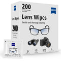 ZEISS Lens Wipes, Lens Cleaner for Glasses, Cameras & Binoculars,Individually Packed Single Use Disposable Cloths in Sachets, for Handy and Portable Spectacle Cleaning On The Go, 200 Count (Pack of 1)