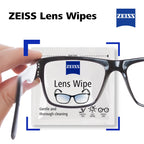 ZEISS Lens Wipes, Lens Cleaner for Glasses, Cameras & Binoculars,Individually Packed Single Use Disposable Cloths in Sachets, for Handy and Portable Spectacle Cleaning On The Go, 200 Count (Pack of 1)