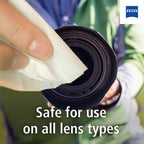 ZEISS Lens Wipes, Lens Cleaner for Glasses, Cameras & Binoculars,Individually Packed Single Use Disposable Cloths in Sachets, for Handy and Portable Spectacle Cleaning On The Go, 200 Count (Pack of 1)