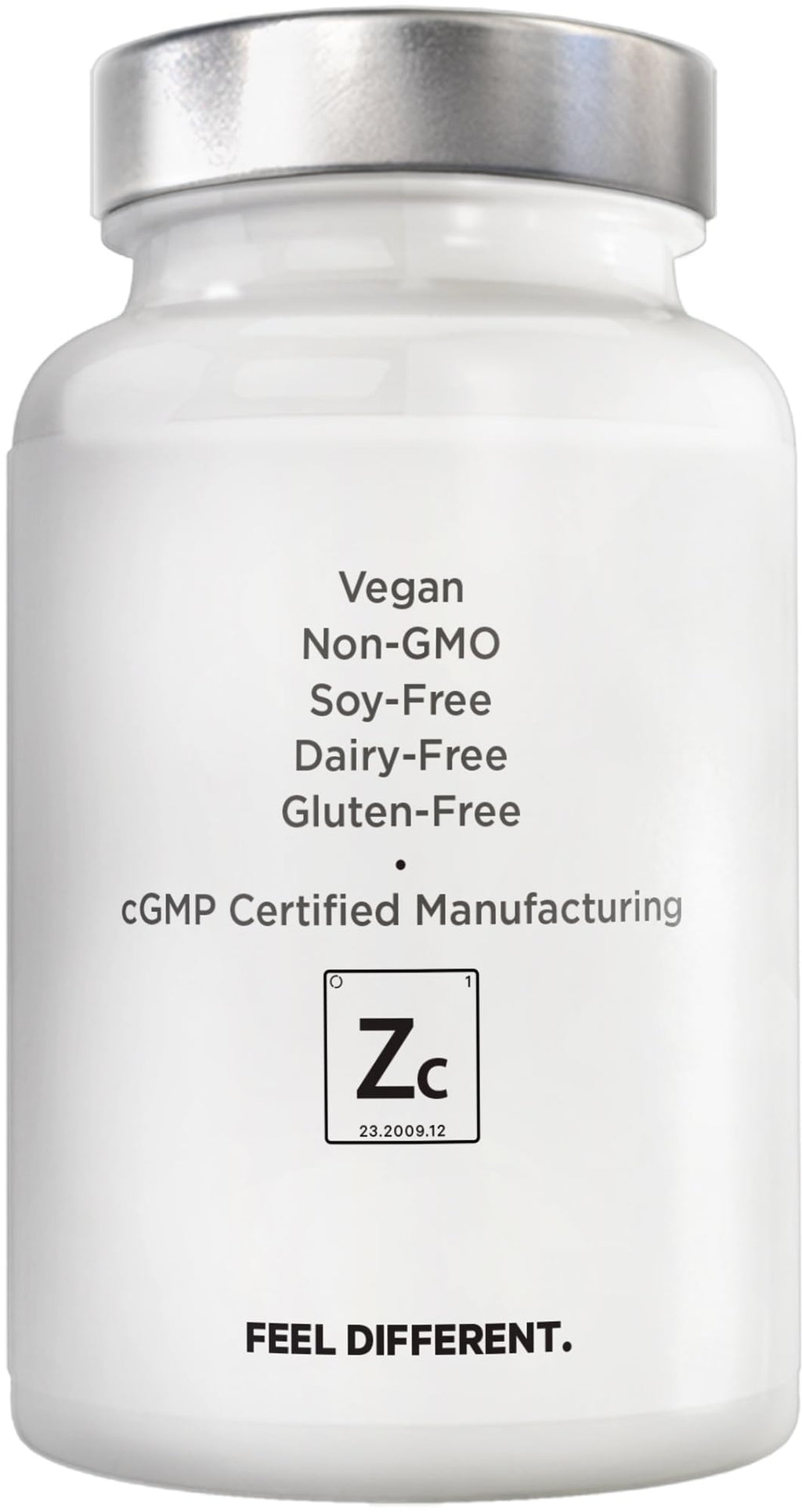 Zinc & Copper Supplement + Probiotics - 3 Months Supply - One Per Day - 25 mg Zinc Picolinate Vitamin Pills - Essential Minerals Supplements - 2 Billion CFUs Probiotic - Vegan, Non-GMO - 90 Capsules - BBE 05/2028