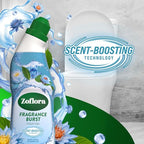 Zoflora Fragrance Burst Toilet Cleaner Gel, Blue Lotus & Waterlily, Odour Control with Scent Boosting Technology, Kills 99.9 Percent of Bacteria, 750ml - Damaged Box