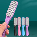 Wet & Dry Foot Rasp Callus Remover - High Grade Stainless Steel Metal Pedicure Tool for Soft Fancy Feet,Purple