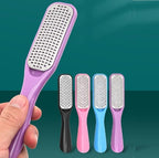 Wet & Dry Foot Rasp Callus Remover - High Grade Stainless Steel Metal Pedicure Tool for Soft Fancy Feet,Purple