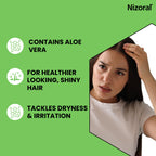 Nizoral Scalp Soothing Itchy & Sensitive Shampoo, 24 Hour Soothing Care, Ongoing Relief for Dry, Itchy and Flaky Scalps, For Healthy Looking, Shiny Hair, Contains Aloe Vera, 1 x 200ml