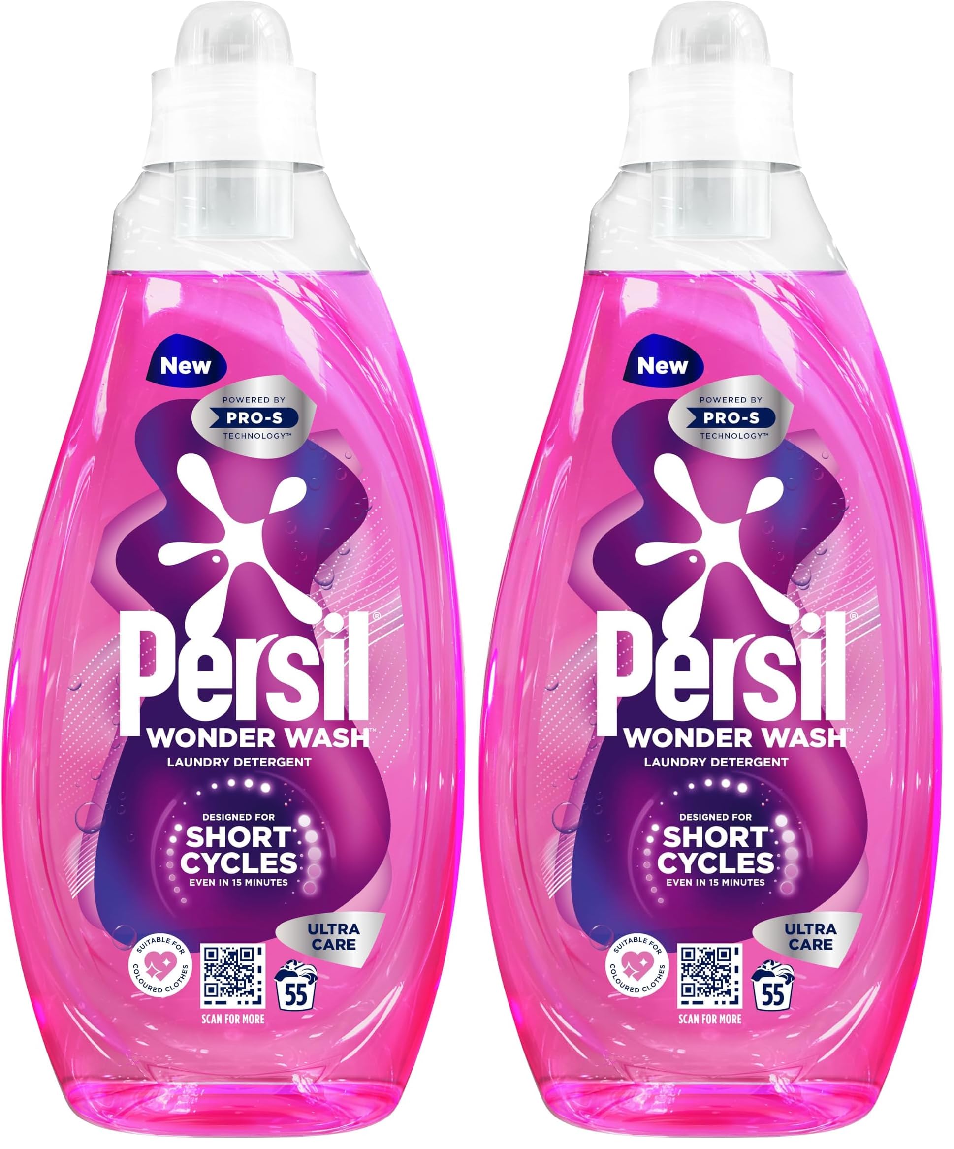 Persil Wonder Wash Ultra Care Bio Liquid Detergent 1.485 L (55 washes)