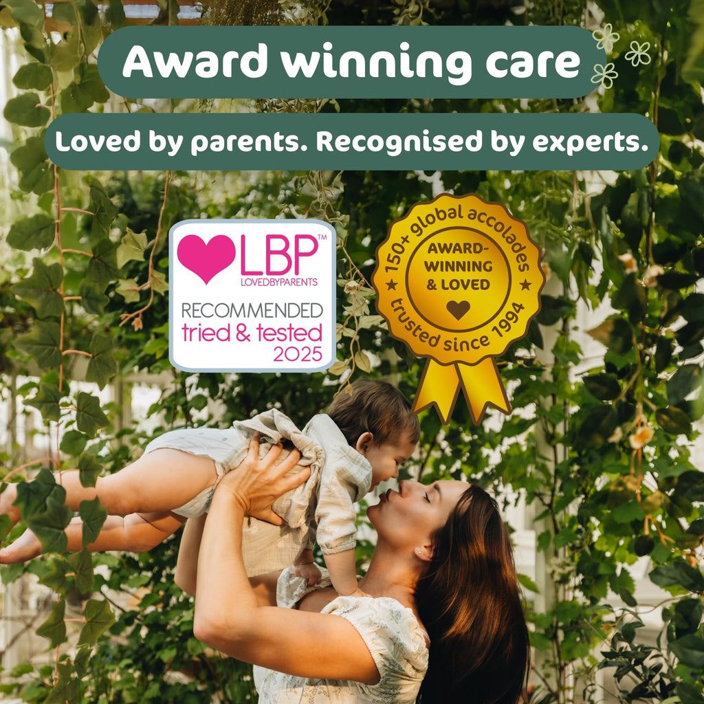 Naty BioEmbrace Baby Nappies | Sensitive Skin Safe Certified | Leak Protection up to 100% | Plant-Based Softness, Premium Comfort | Chlorine-Free | Size 3 (4-9kg), 180 Count