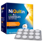 NiQuitin 4mg Nicotine Lozenges - Mint Flavour (132) - Fast, Effective Craving Relief - Stop Smoking Aids for Taking at Home Or On The Go - for Help Quitting Or Reducing Smoking - Like New - BBE 07/2027
