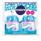 EcoZone Forever Flush 2000 Blue Toilet Blocks, Eco Friendly Alternative to Loo Rim Hangers, Cistern Capsules Clean & Descale WCs, Natural Vegan & Non Toxic Cleaner, Recyclable Plastic (Set of 2)