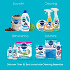EcoZone Forever Flush 2000 Blue Toilet Blocks, Eco Friendly Alternative to Loo Rim Hangers, Cistern Capsules Clean & Descale WCs, Natural Vegan & Non Toxic Cleaner, Recyclable Plastic (Set of 2)