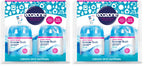 EcoZone Forever Flush 2000 Blue Toilet Blocks, Eco Friendly Alternative to Loo Rim Hangers, Cistern Capsules Clean & Descale WCs, Natural Vegan & Non Toxic Cleaner, Recyclable Plastic (Set of 2)