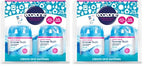 EcoZone Forever Flush 2000 Blue Toilet Blocks, Eco Friendly Alternative to Loo Rim Hangers, Cistern Capsules Clean & Descale WCs, Natural Vegan & Non Toxic Cleaner, Recyclable Plastic (Set of 2)