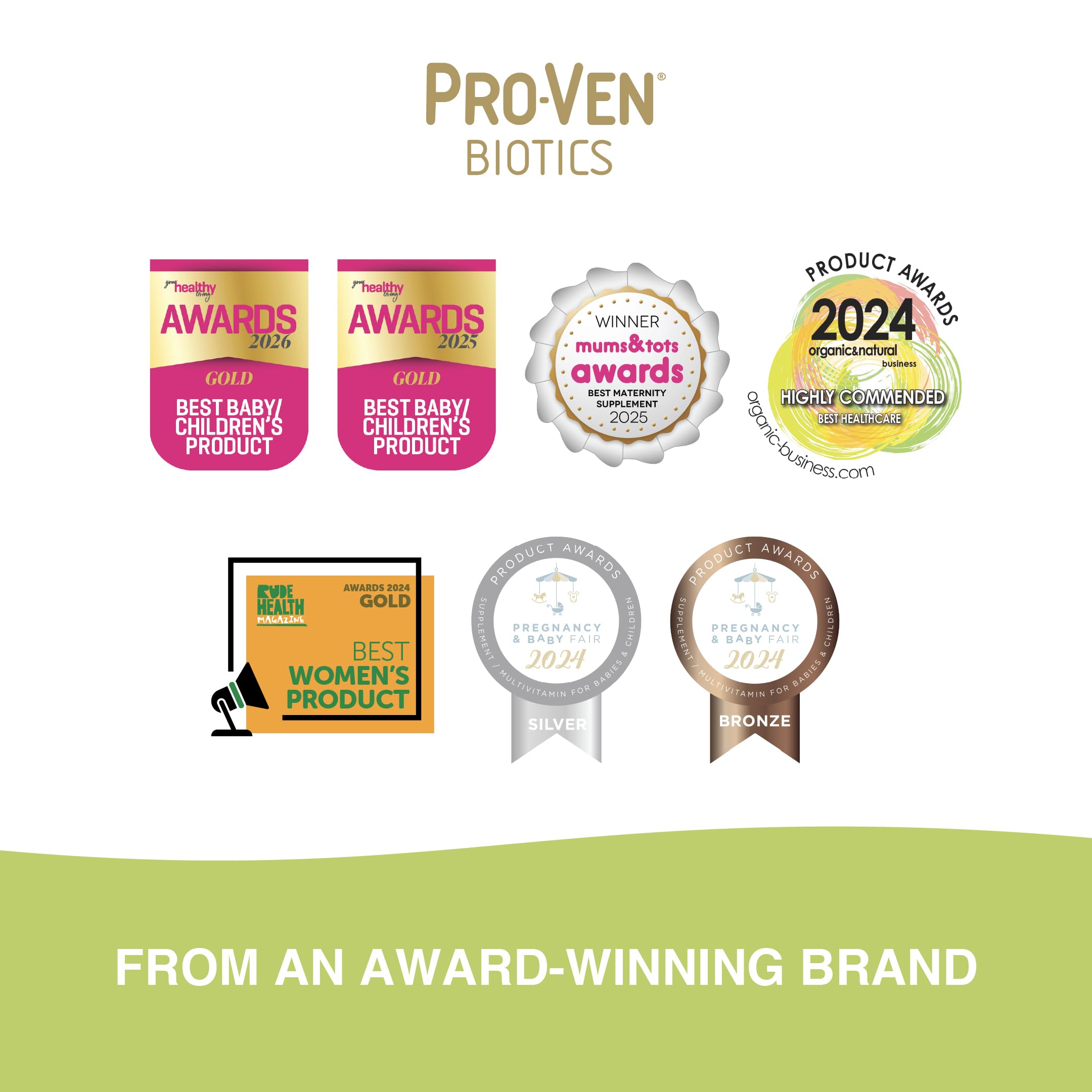 Pro-Ven Probiotics with Digestive Enzymes | Daily Gut Support 25 Billion Lab4 Friendly Bacteria | Calcium Aids Digestion for Adults | 30 Capsules - BBE 12/2027