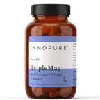 INNOPURE Magnesium Glycinate (Bisglycinate) 200mg Elemental per Serving - Gentle & Bioavailable - 90 Vegan Capsules, Made in the UK