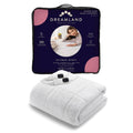 Dreamland Hunker Down Electric Blanket, Super King Size, Scandi Sherpa, Fast Heat Up, Premium Heated Electric Fitted Underblanket, 6 Heat Settings, Easy Straps, Machine Washable, Timer, 200 x 180 cm - Like New