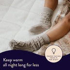 Dreamland Hunker Down Electric Blanket, Super King Size, Scandi Sherpa, Fast Heat Up, Premium Heated Electric Fitted Underblanket, 6 Heat Settings, Easy Straps, Machine Washable, Timer, 200 x 180 cm - Like New