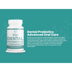 Dental Probiotics Advanced Oral Probiotics for Mouth Supplement - Bad Breath Treatment for Adults with BLIS K12 & BLIS M18-6 Billion CFU, Mint Flavour Chewable Oral Care Tablets - 60 Count - BBE 11/2027