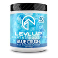 LevlUp Blue Crush Gaming Booster, Energy, Focus and Concentration Drink Powder for Gamers with Taurine, Caffeine, L-Tyrosine and Vitamin B12, Blue Raspberry Flavour, 320 g, 40 Servings - BBE 01/2026