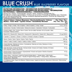 LevlUp Blue Crush Gaming Booster, Energy, Focus and Concentration Drink Powder for Gamers with Taurine, Caffeine, L-Tyrosine and Vitamin B12, Blue Raspberry Flavour, 320 g, 40 Servings - BBE 01/2026