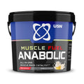 USN Muscle Fuel Anabolic All-In-One Muscle Mass Gainer, Vanilla Flavour - 4kg, 54g Protein Powder, 5g Creatine Powder & 5g BCAA Powder For Maximum Muscle Growth, Post Workout Recovery Drink Mix - BBE 01/2028