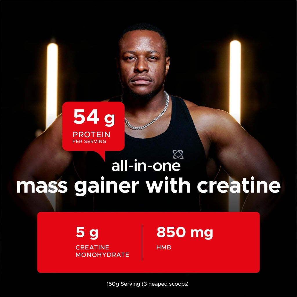 USN Muscle Fuel Anabolic All-In-One Muscle Mass Gainer, Vanilla Flavour - 4kg, 54g Protein Powder, 5g Creatine Powder & 5g BCAA Powder For Maximum Muscle Growth, Post Workout Recovery Drink Mix - BBE 01/2028