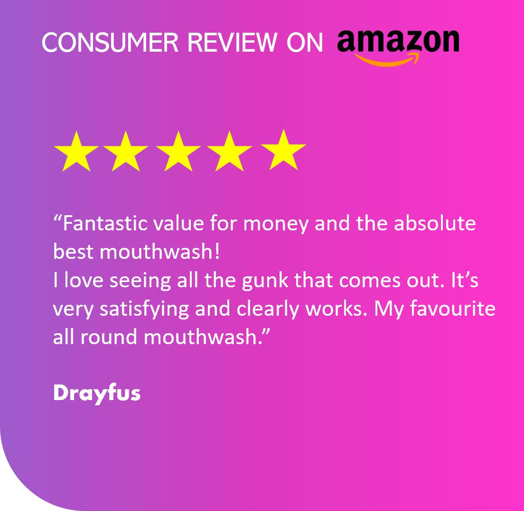 Dentyl Dual Action CPC Mouthwash Fresh Clove 500ml Alcohol Free Total Care Oral Rinse 6 Pack - Damaged Box