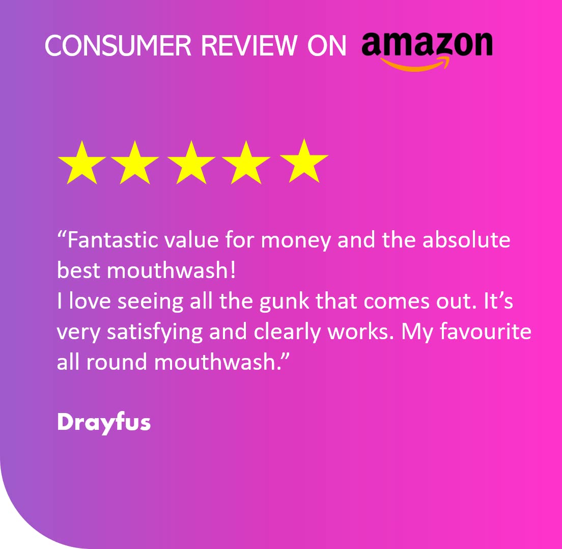 Dentyl Dual Action CPC Mouthwash Fresh Clove 500ml Alcohol Free Total Care Oral Rinse 6 Pack - Damaged Box