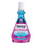 Dentyl Dual Action CPC Mouthwash Fresh Clove 500ml Alcohol Free Total Care Oral Rinse 6 Pack - Damaged Box