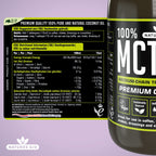 Natures Aid 100% MCT Oil 500ml Coconut Derived Liquid Supplement Keto and Paleo Friendly Vegan Gluten Free Energy Support for Coffee - BBE 02/2027