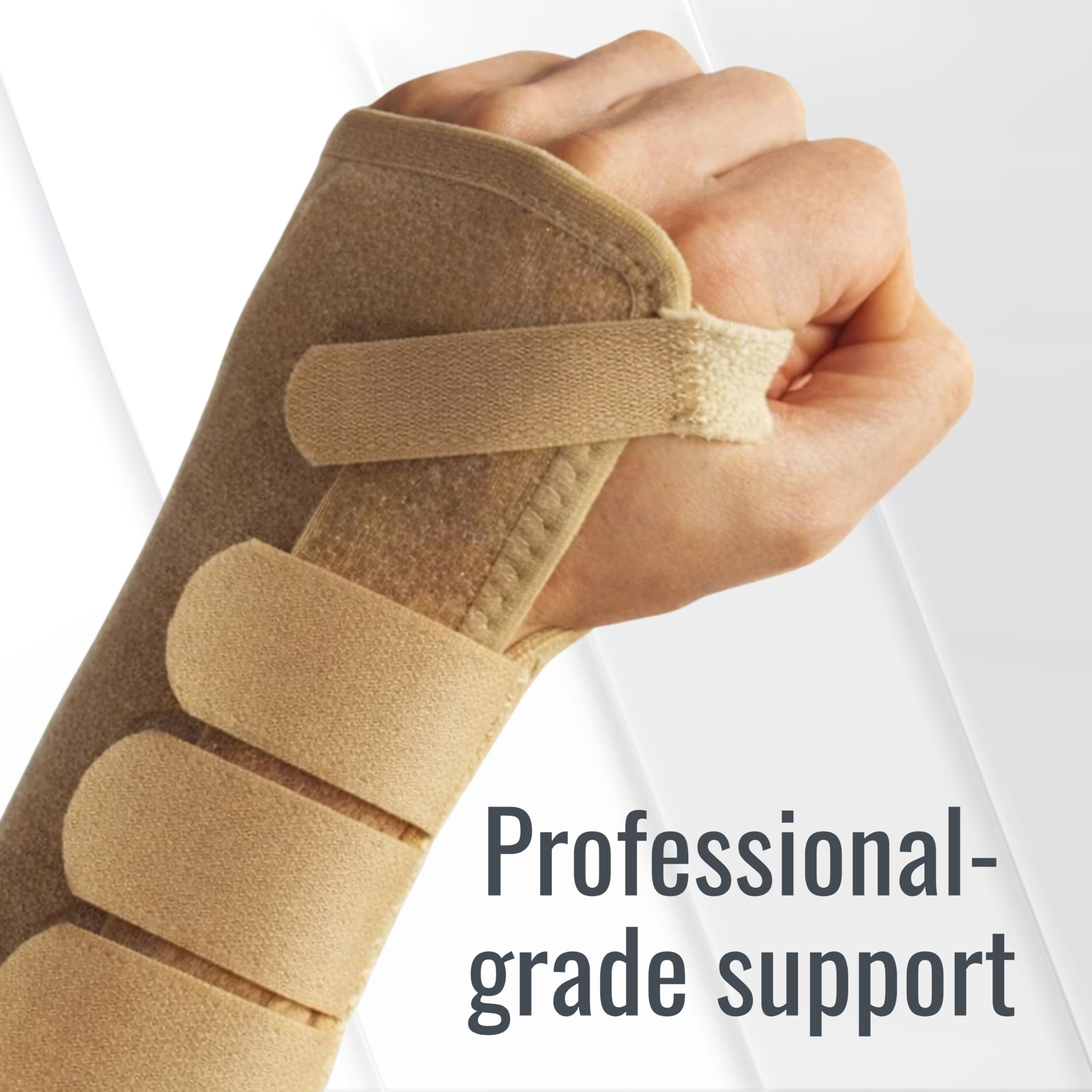 Vulkan Left Wrist Brace Medium Support for Carpal Tunnel Arthritis and Sports Injury Medical Compression Wrist Strap Support Medium Size - Good