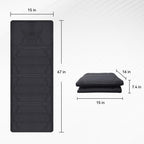 Snailax Full Body Massage Mat with Heat 10 Vibrating Motors Back Massager Mattress Pad with 2 Heating Pads for Neck Lumbar and Calf - Damaged Box