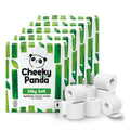The Cheeky Panda Bamboo Toilet Rolls 45 Pack - 5 x 9 Rolls 3 Ply Eco Friendly Plastic Free Sustainable Compostable Loo Paper Bulk Buy - Damaged Box