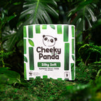 The Cheeky Panda Bamboo Toilet Rolls 45 Pack - 5 x 9 Rolls 3 Ply Eco Friendly Plastic Free Sustainable Compostable Loo Paper Bulk Buy - Damaged Box