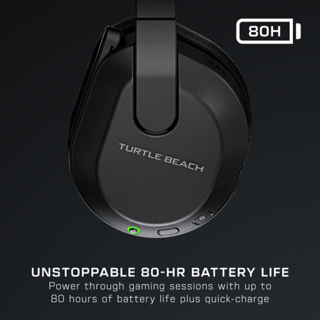 Turtle Beach Stealth 600 Black Wireless Multiplatform Gaming Headset with up to 80 hour Battery, 50mm Speakers and Bluetooth for Xbox Series X or S, Xbox One, PC, PS5, PS4 and Mobile