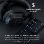 Turtle Beach Stealth 600 Black Wireless Multiplatform Gaming Headset with up to 80 hour Battery, 50mm Speakers and Bluetooth for Xbox Series X or S, Xbox One, PC, PS5, PS4 and Mobile