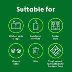 Dettol Antibacterial Multipurpose Cleaner Spray Pomegranate and Lime 6 Litre Pack of 6 Surface Disinfectant Kitchen and Bathroom Degreaser - Damaged Box