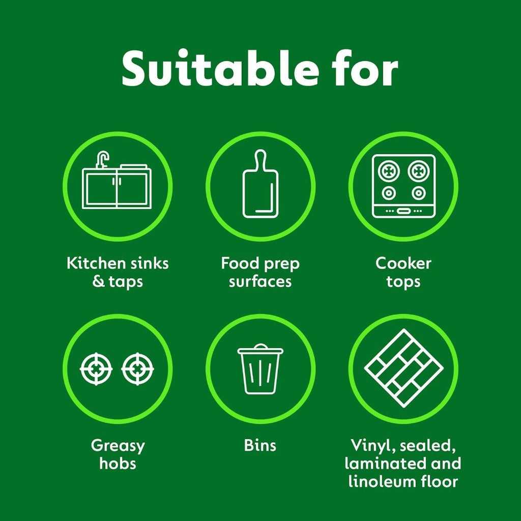 Dettol Antibacterial Multipurpose Cleaner Spray Pomegranate and Lime 6 Litre Pack of 6 Surface Disinfectant Kitchen and Bathroom Degreaser - Damaged Box