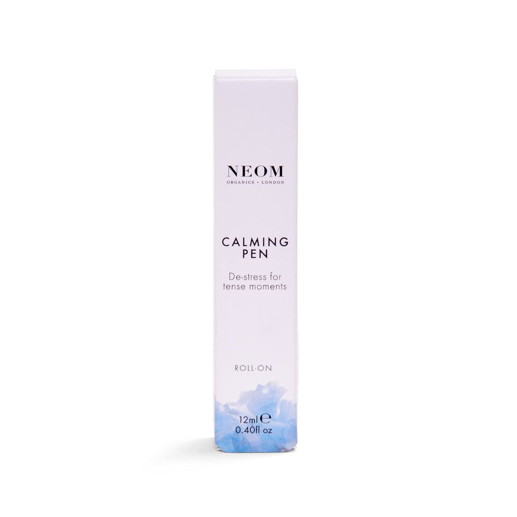 Neom Calming Pen 12ml Lavender Chamomile and Orange Aromatherapy Pulse Point Roller Ball Essential Oil Blend for Stress Relief Vegan - Damaged Box