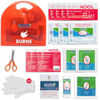Wallace Cameron 1009005 Burns and Body Fluid First Aid Kit Emergency Medical Response Supplies Pack for Workplace and Home Safety