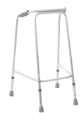 Walking Frame Ultra Narrow Lightweight Aluminium Height Adjustable Medium S63209.M Ergonomic Hand Grips Non-Slip Ferrules Mobility Aid - Very Good