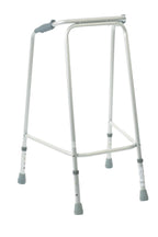 Walking Frame Ultra Narrow Lightweight Aluminium Height Adjustable Medium S63209.M Ergonomic Hand Grips Non-Slip Ferrules Mobility Aid - Very Good