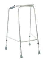 Walking Frame Ultra Narrow Lightweight Aluminium Height Adjustable Medium S63209.M Ergonomic Hand Grips Non-Slip Ferrules Mobility Aid - Very Good