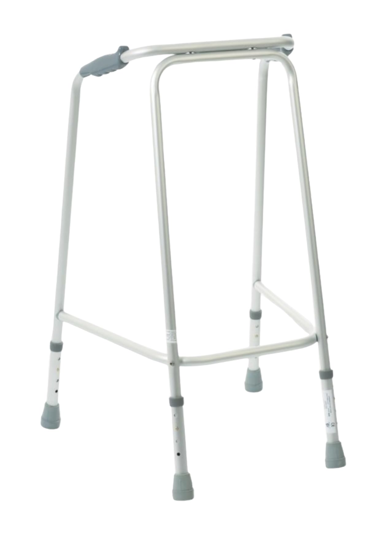 Walking Frame Ultra Narrow Lightweight Aluminium Height Adjustable Medium S63209.M Ergonomic Hand Grips Non-Slip Ferrules Mobility Aid - Very Good