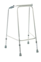 Walking Frame Ultra Narrow Lightweight Aluminium Height Adjustable Medium S63209.M Ergonomic Hand Grips Non-Slip Ferrules Mobility Aid - Very Good