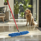 Vileda Pet Pro Microfibre Flip Mop Two-Sided Floor Cleaner for Pet Hair Wet and Dry Use Machine Washable Replacement Head Refill 169956 - Damaged Box