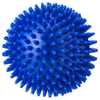Spikey Massage Ball 10cm Blue Firm Deep Tissue Trigger Point Roller for Foot Back and Glutes Myofascial Release Physio Tool