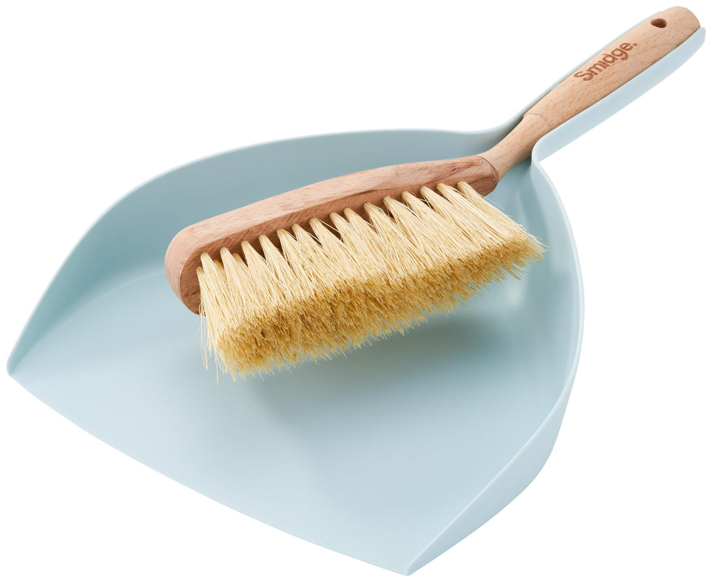 Smidge Natural Beechwood Large Bottle Brush Long Handle Wooden Dish Scrubber for Washing Up Water Bottles and Glassware