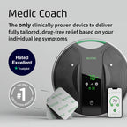 Revitive Medic Coach Smart Circulation Booster Cordless Leg and Knee Pain Relief Device with App Control and EMS TENS Technology - Like New
