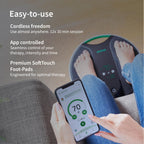 Revitive Medic Coach Smart Circulation Booster Cordless Leg and Knee Pain Relief Device with App Control and EMS TENS Technology - Like New