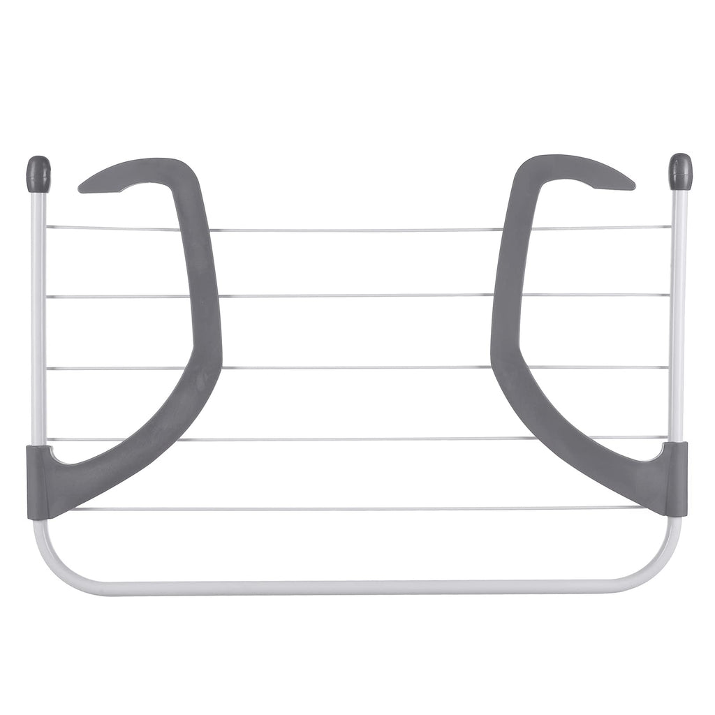 Rainberg 5 Bar Radiator Clothes Airer Rack, Foldable Clothes Airer with Adjustable Arms, Laundry Dryers Clothes, Hanging Drying Rack Airer (Pack of 2) - Like New